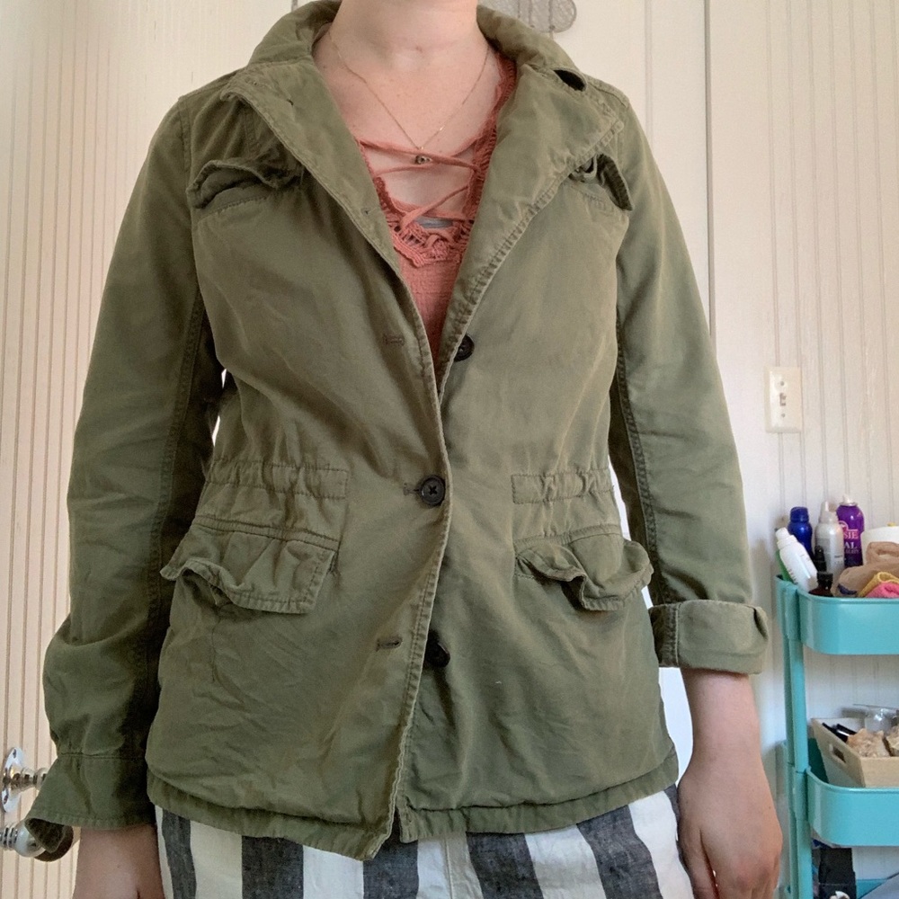 Banana Republic army green jacket